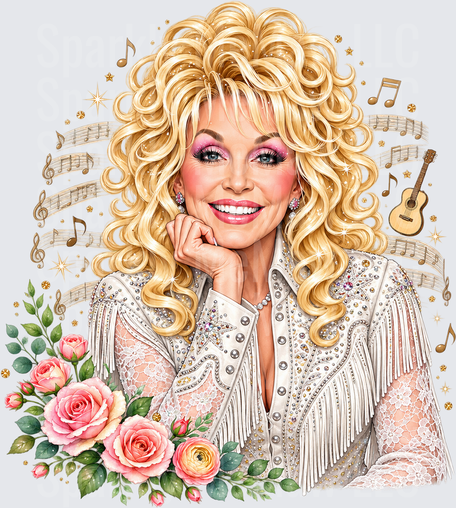 Dolly Parton Country Queen UV Decal Decal