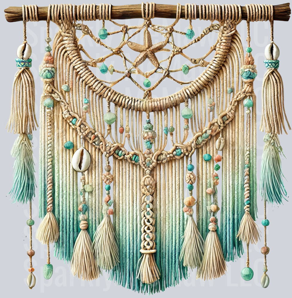 12 Ocean Boho Summer ClipArt Decal