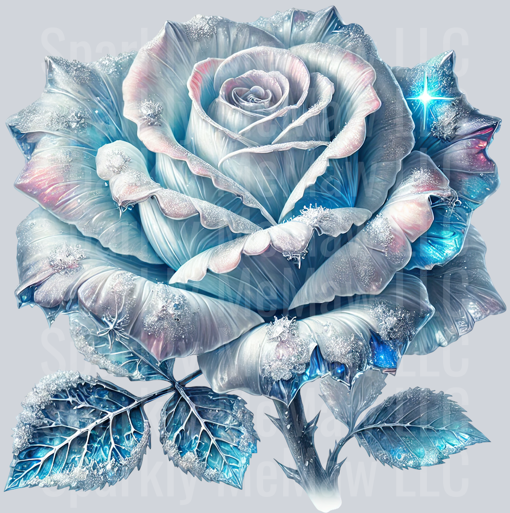 Fantasy Rose 30 UV DTF Decal