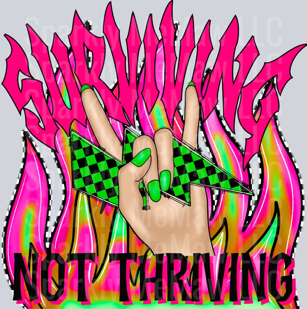 SurvivinG UV DTF Decal