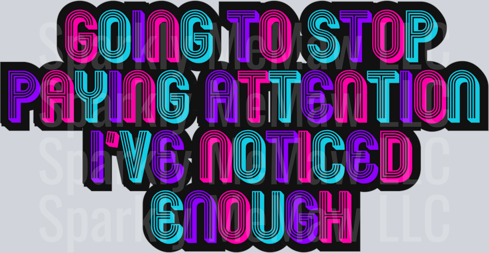 going to stop UV DTF Decal
