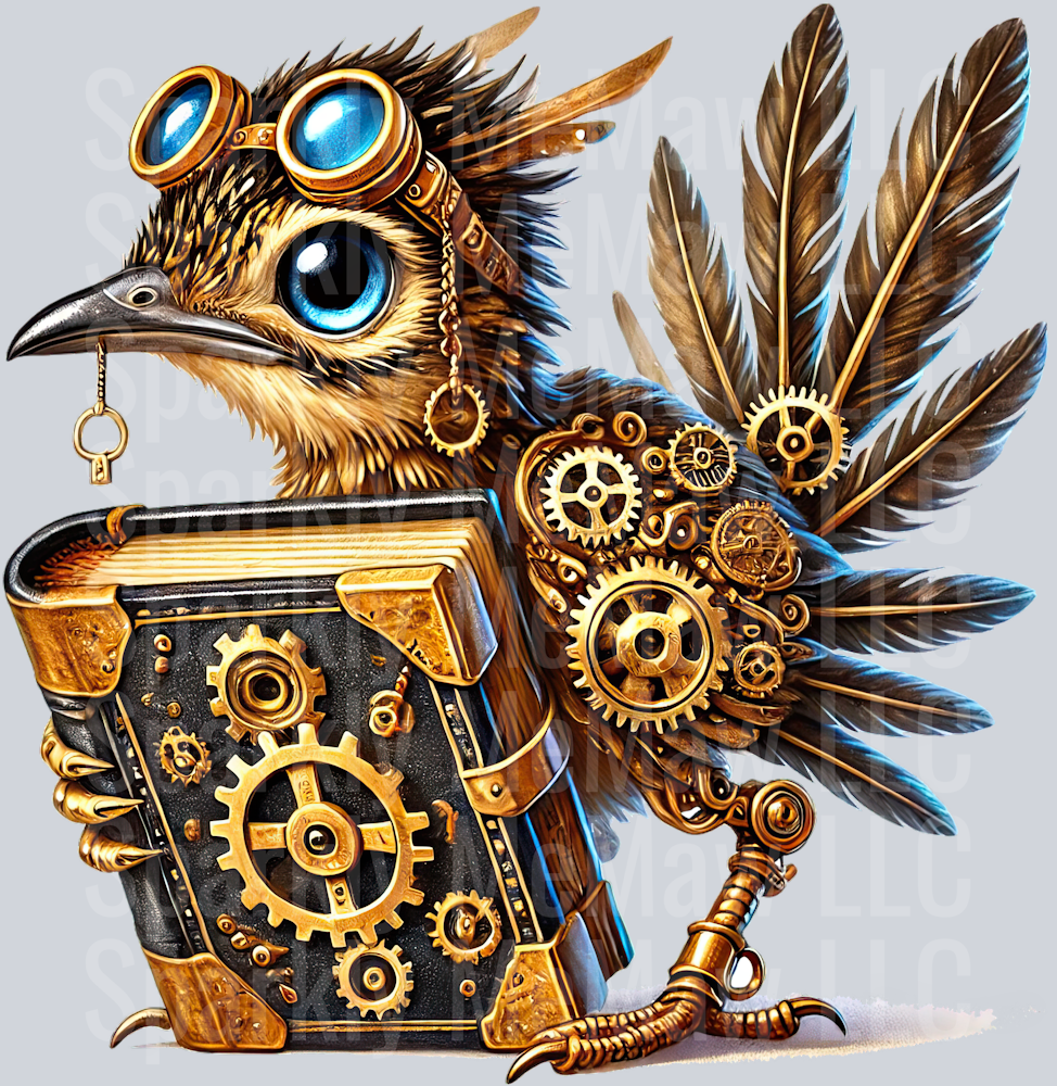 Road Runner SteamPunk UV DTF Decal 10