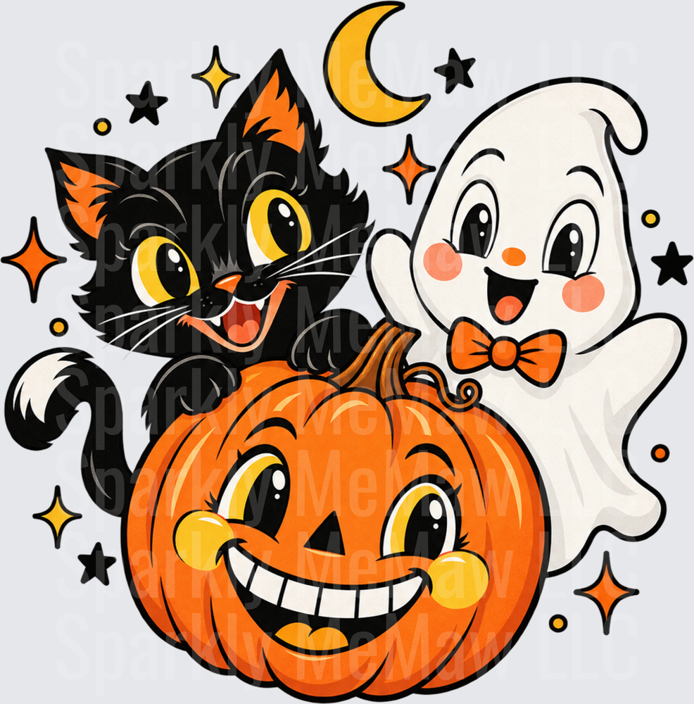 Cute Halloween Trio UV DTF Decal