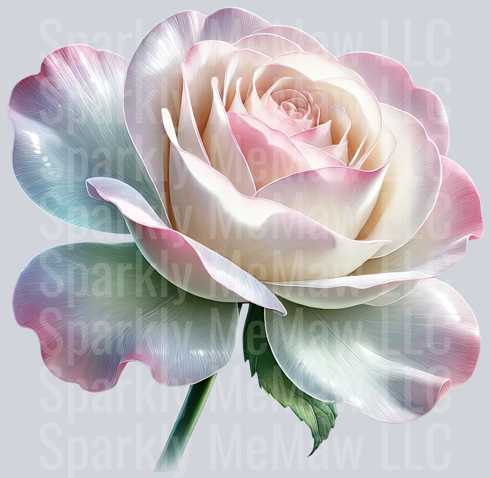 Fantasy Rose 26 UV DTF Decal