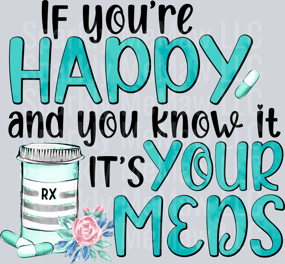 If your happy and you know it, uv dtf Decal