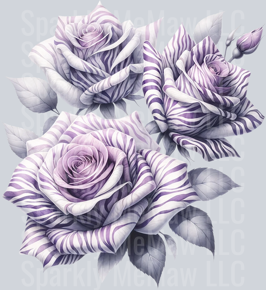 rose 24 Animal Rose UV DTF Clip Art Decal