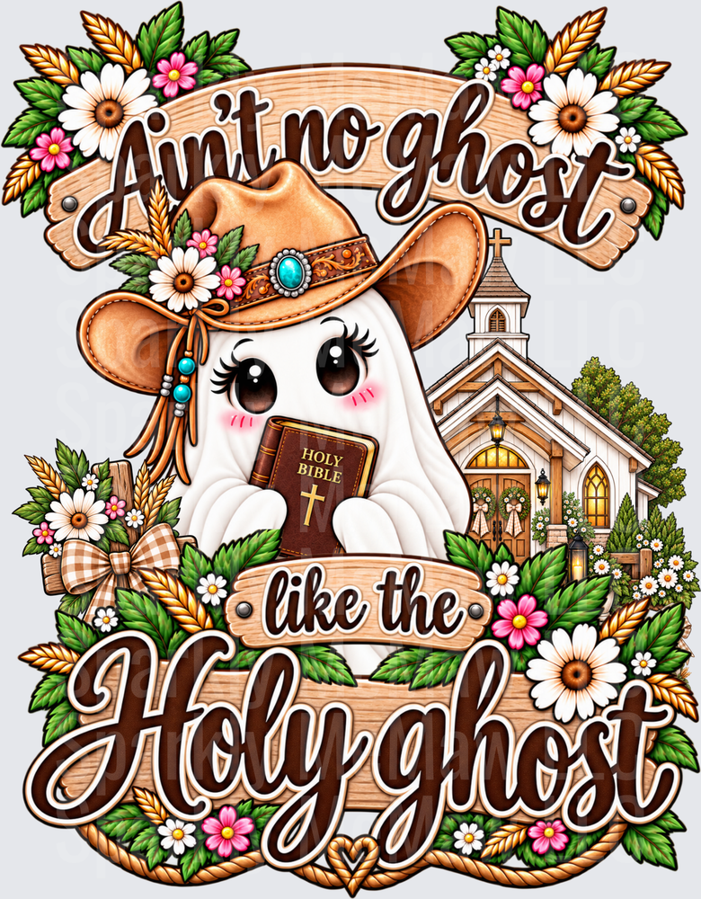 Ain't No Ghost Holy Ghost UV DTF Decal