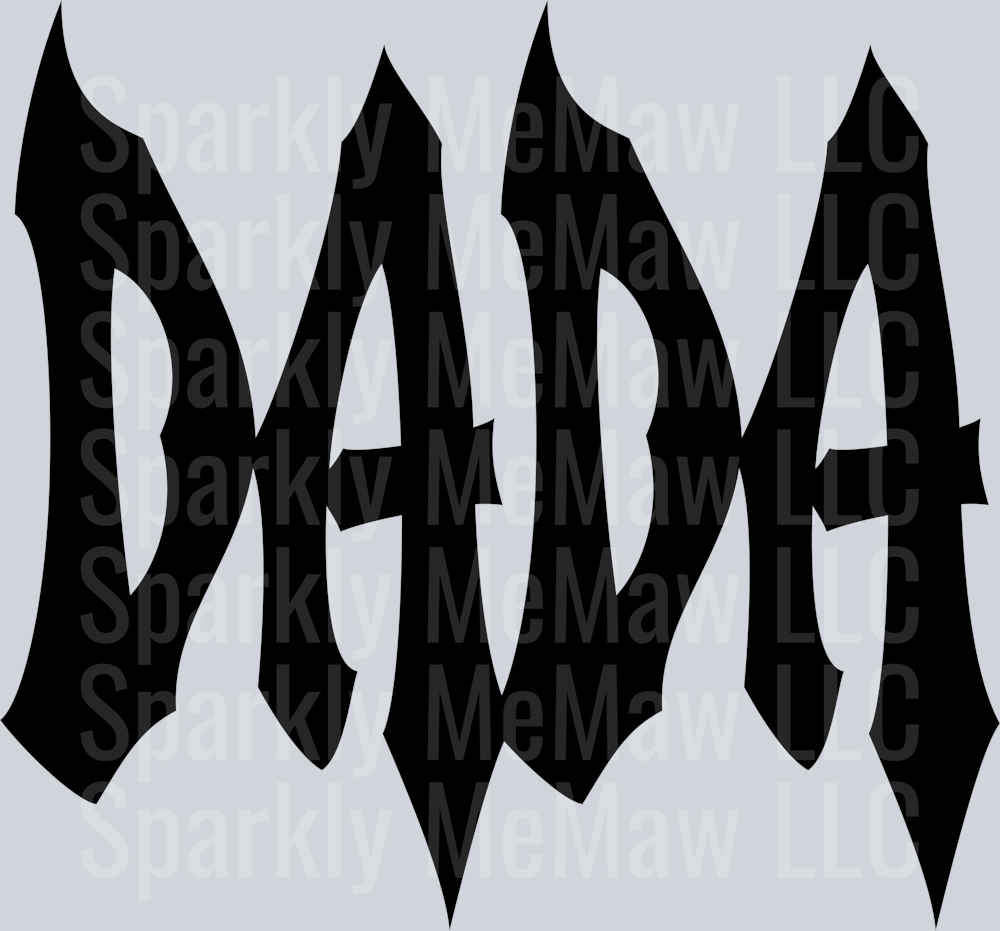 dada(1) UV DTF Decal