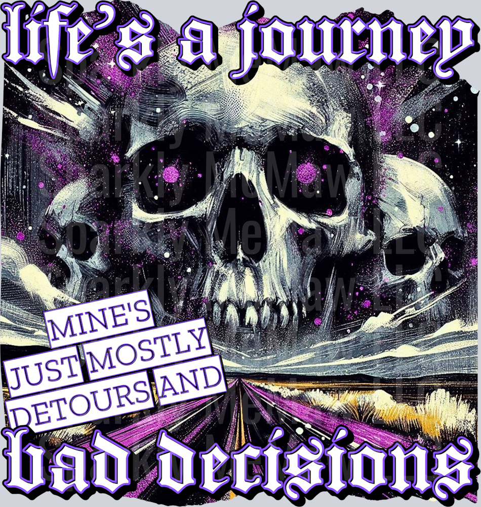 life is a journey UV DTF Decal
