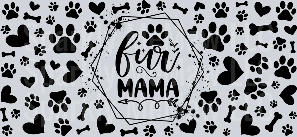 Fur mama 40 oz UV DTF Top only