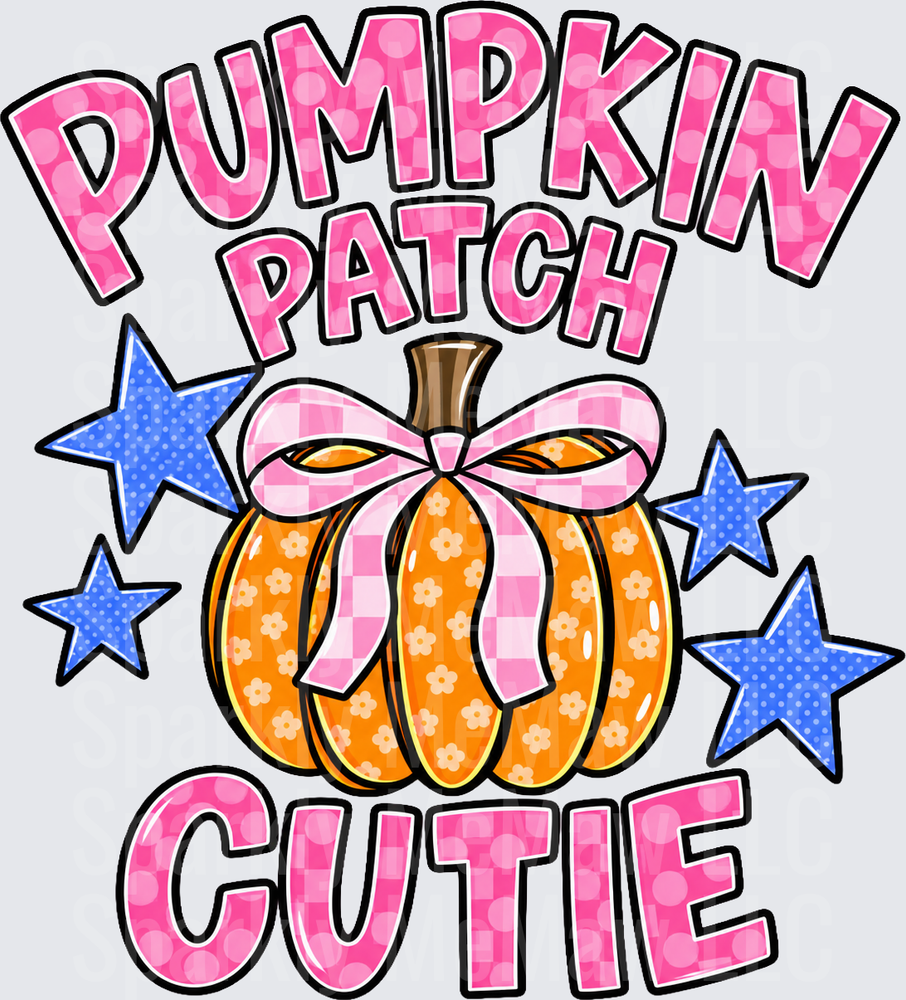Pumpkin Patch Cutie UV DTF Decal