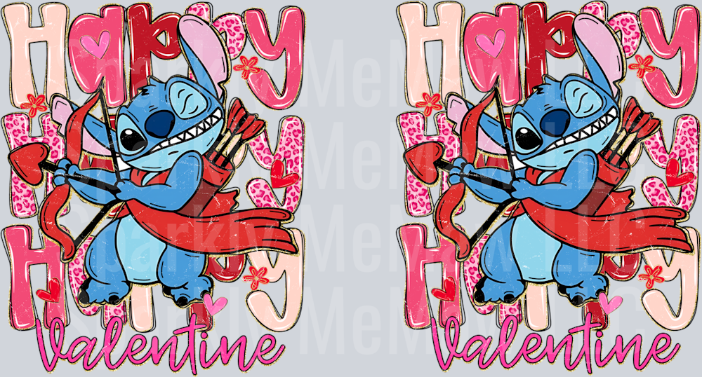 Valentine 16 oz UV DTF Wrap 51