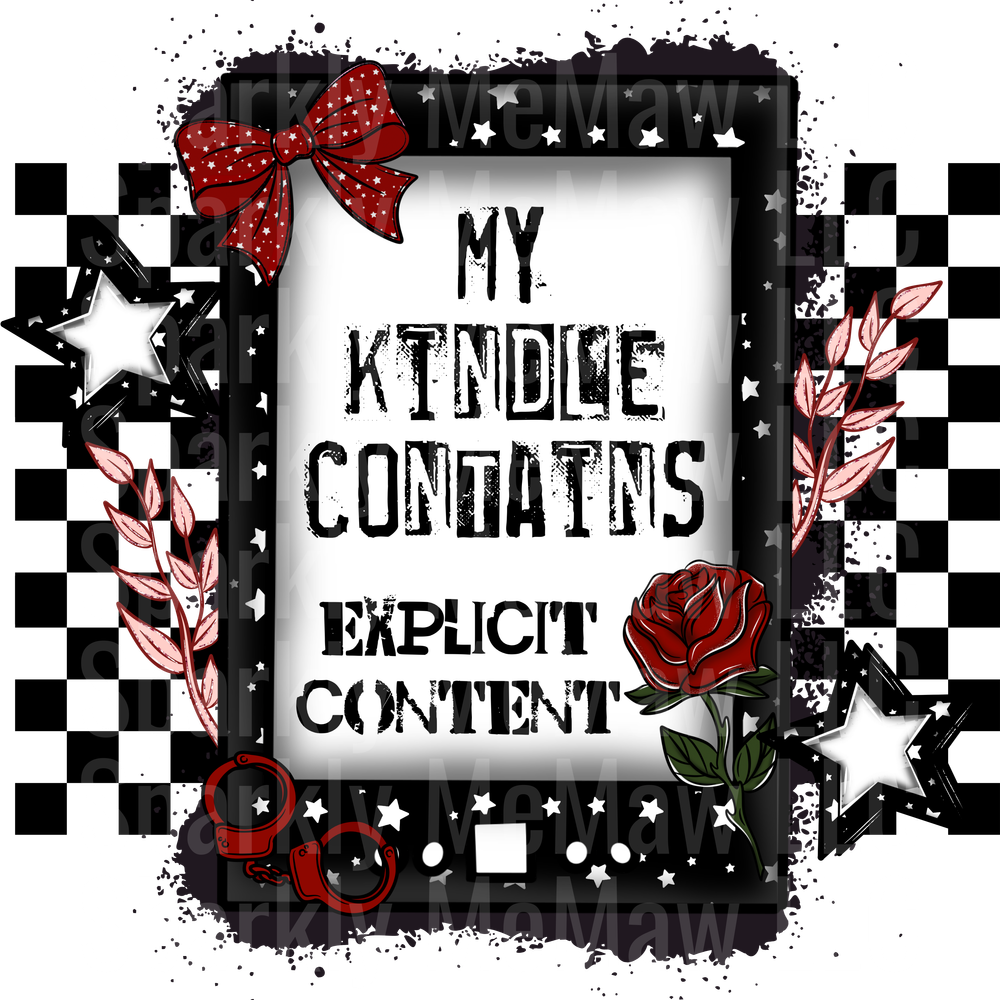 my kindle UV DTF Decal