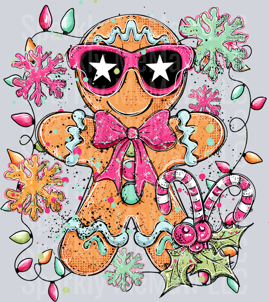 Gingerbread 2 UV DTF Decal