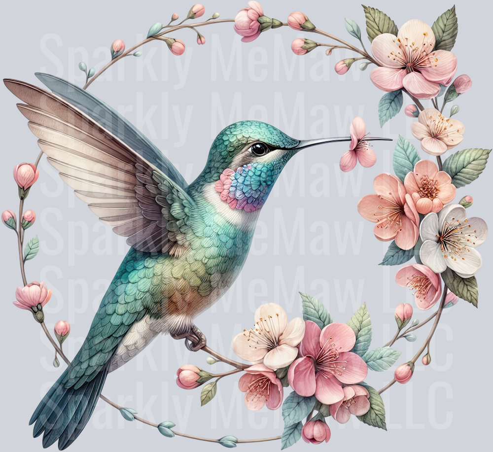 80 Hummingbird Clip Art UV DTF Decal