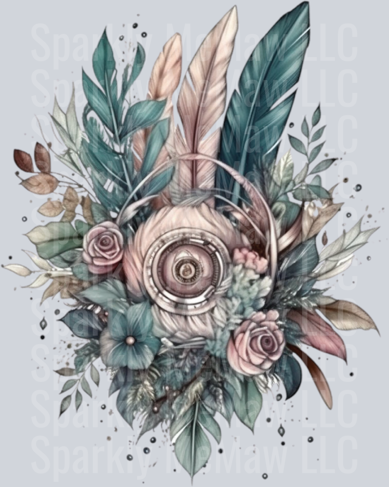 Boho Wedding Clipart Decal 2