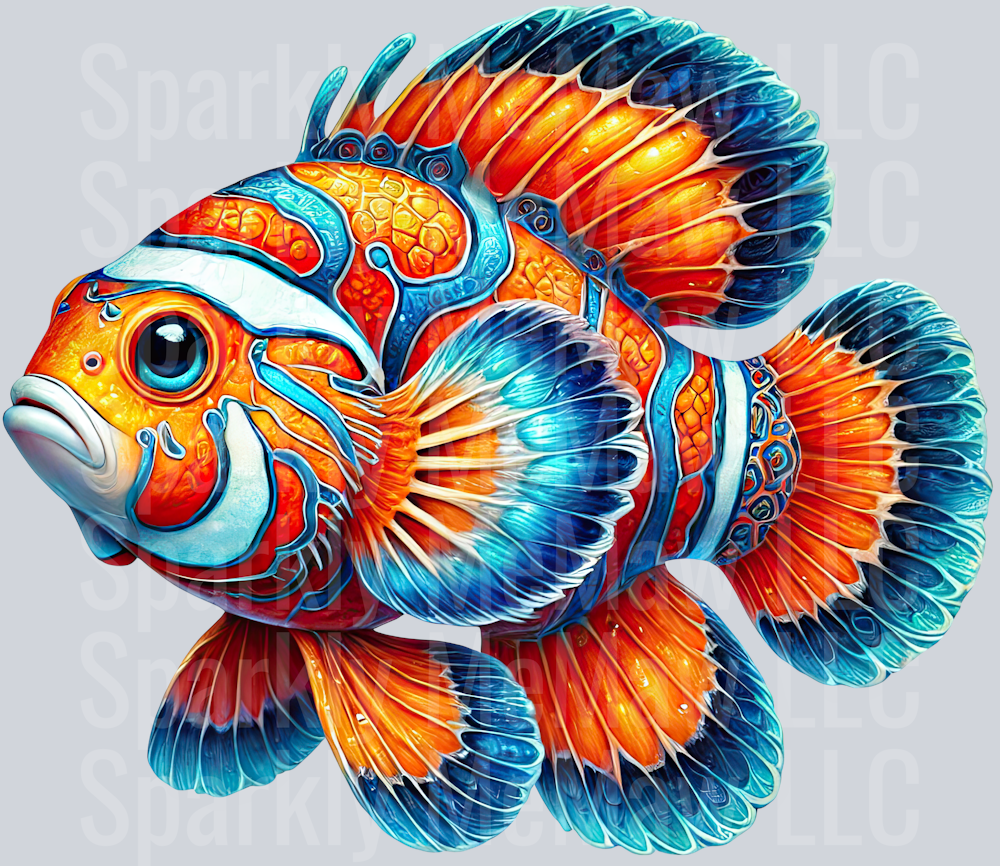 5 Exotic Animals UV DTF clipart Decal