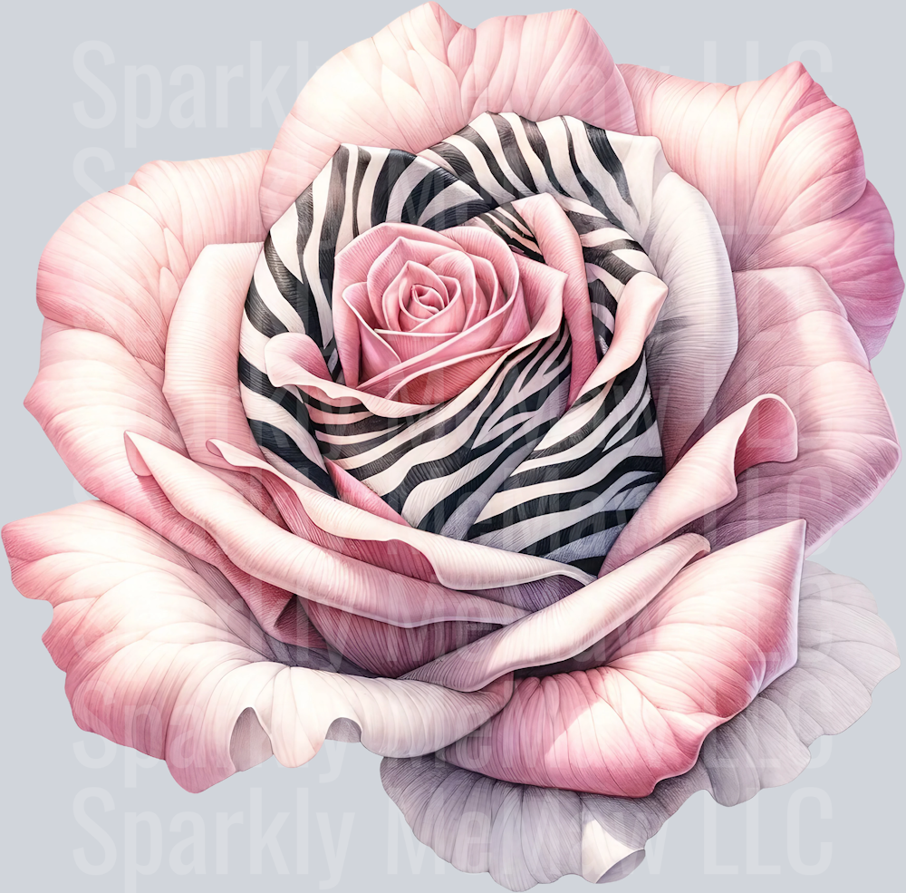 rose 27 Animal Rose UV DTF Clip Art Decal