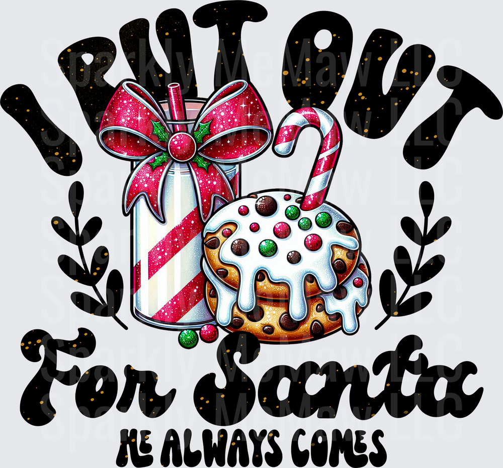 I Put Out For Santa UV DTF Decal