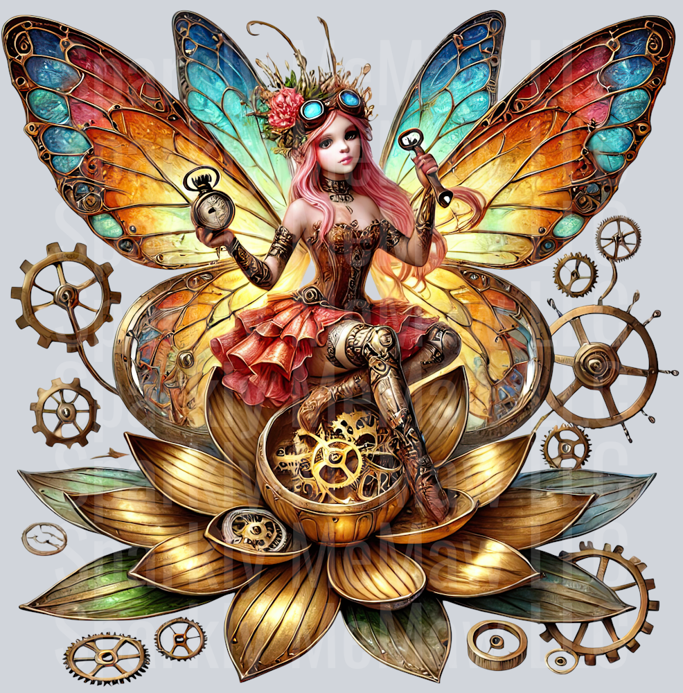 Fairy SteamPunk UV DTF Decal 29