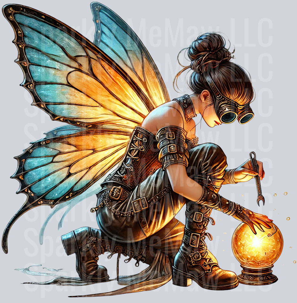 Fairy SteamPunk UV DTF Decal 17
