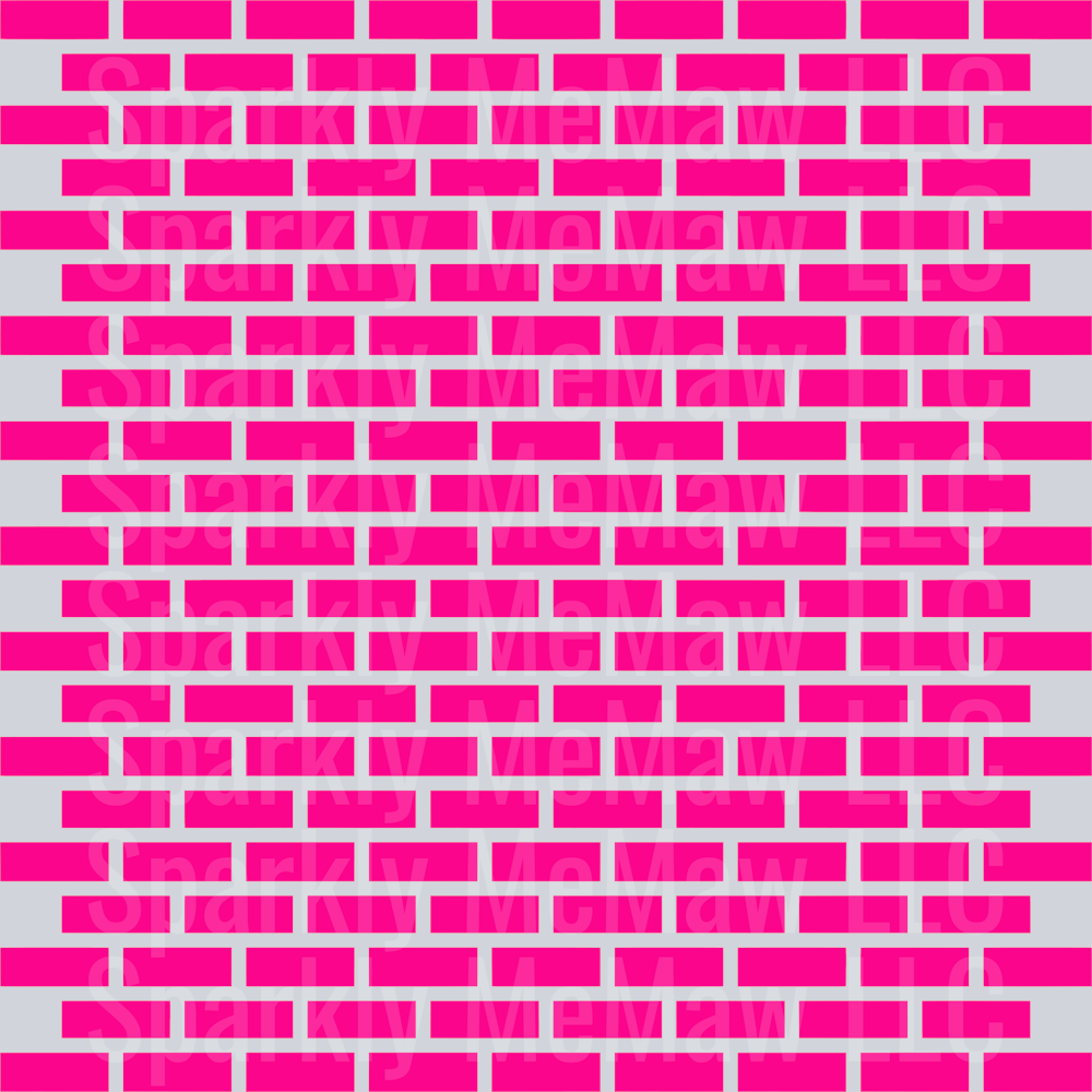 Pink Brick Full Sheet 10x10