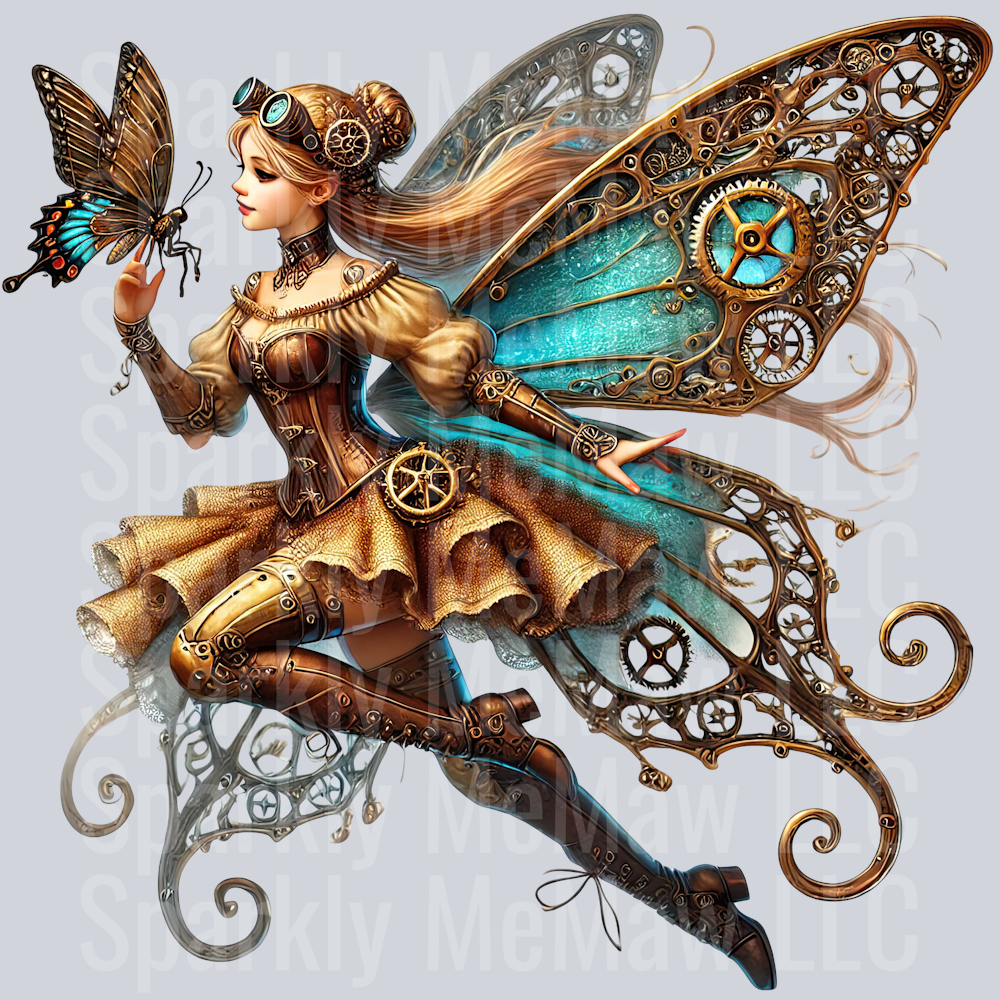 Fairy SteamPunk UV DTF Decal 23