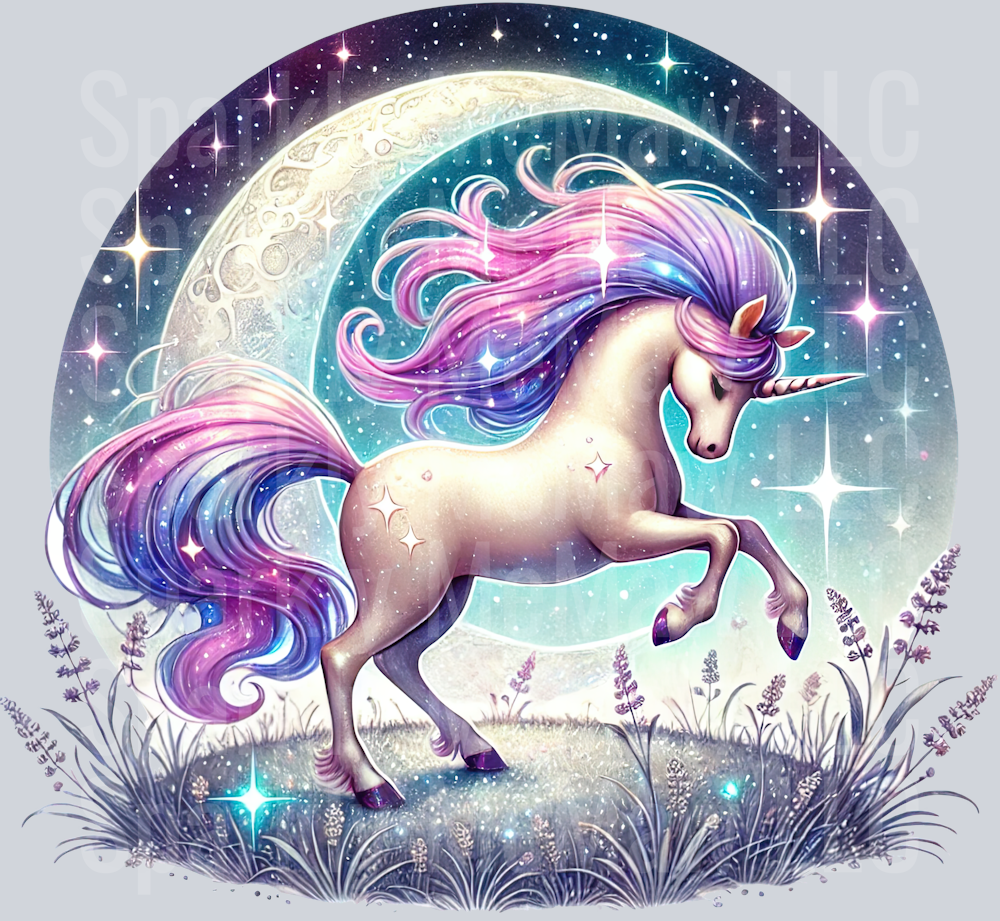 Starry Unicorn ClipArt Decals 14