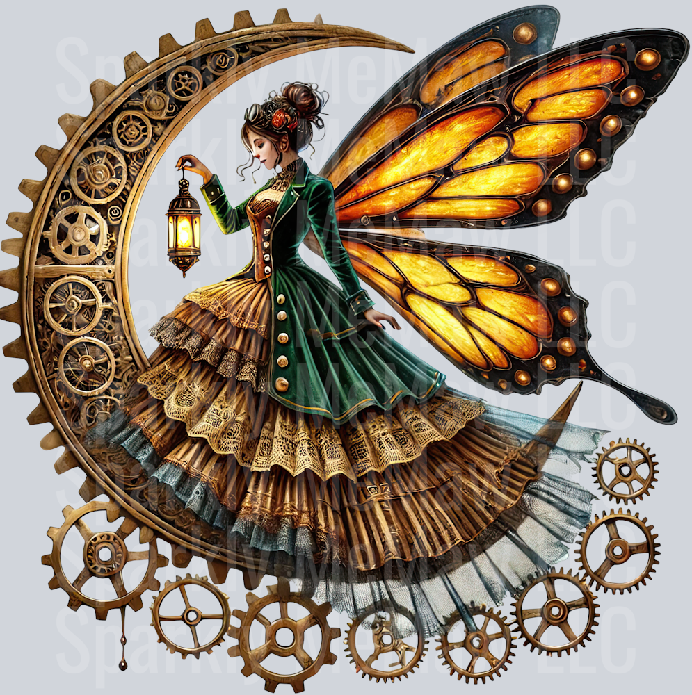 Fairy SteamPunk UV DTF Decal 7