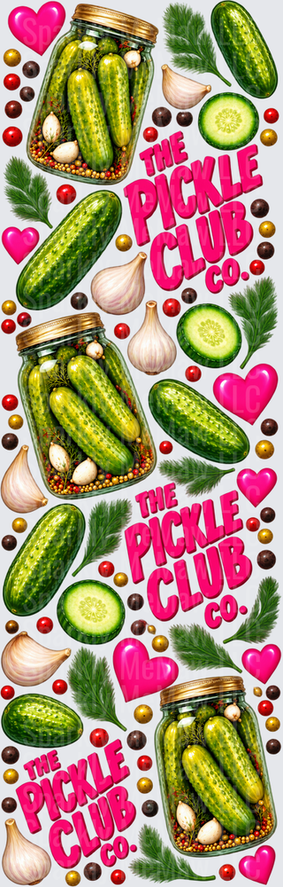 Pickle Jars and Hearts UV DTF Pen Wrap