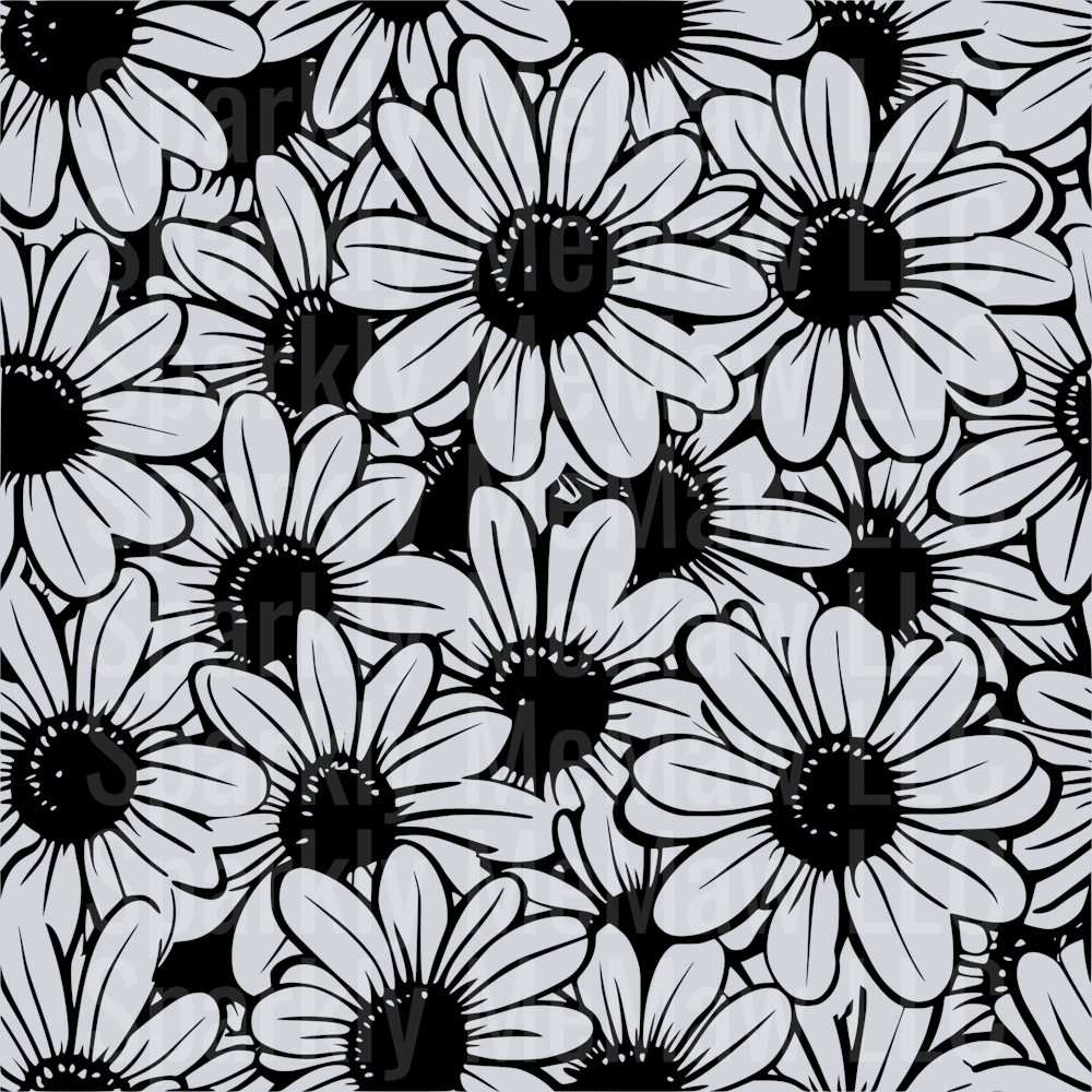 Floral Pattern 1 10x10 UV DTF Sheet