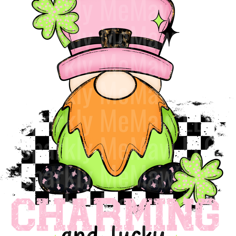 Charming and lucky DTF Transfer (Fabrics)