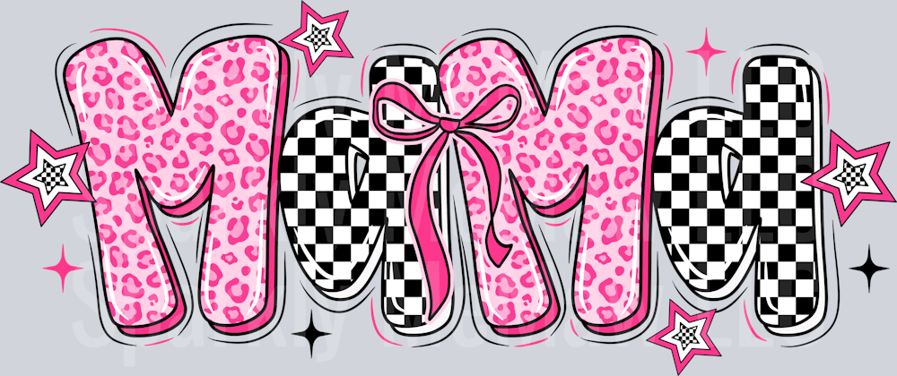 Retro Mama UV DTF Decal (printed in width)