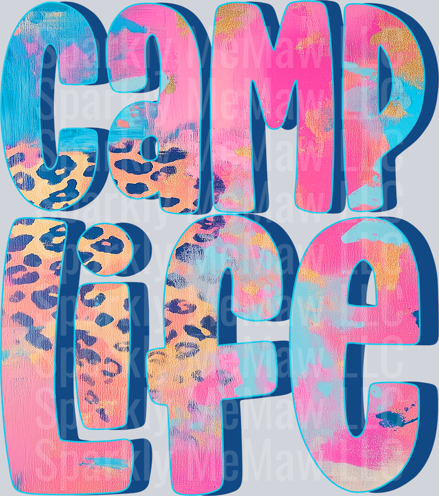 Camp Life UV DTF Decal