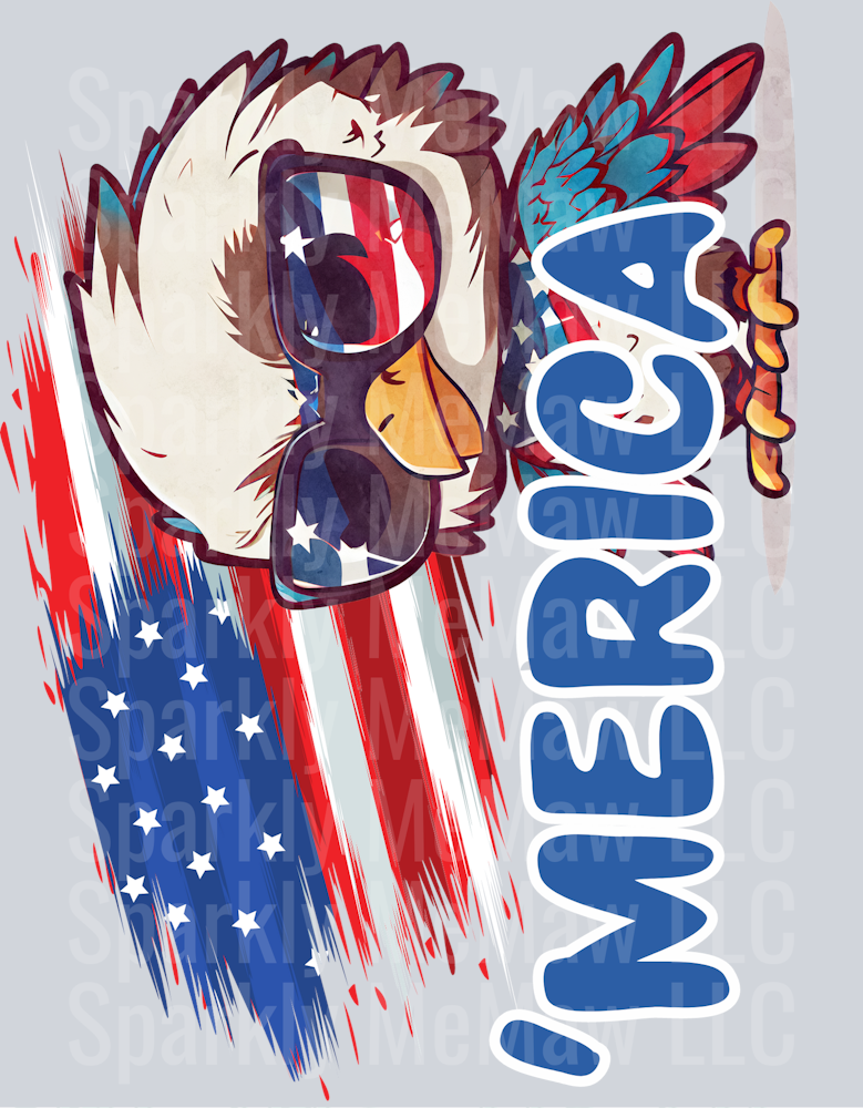 Merica UV DTF Decal