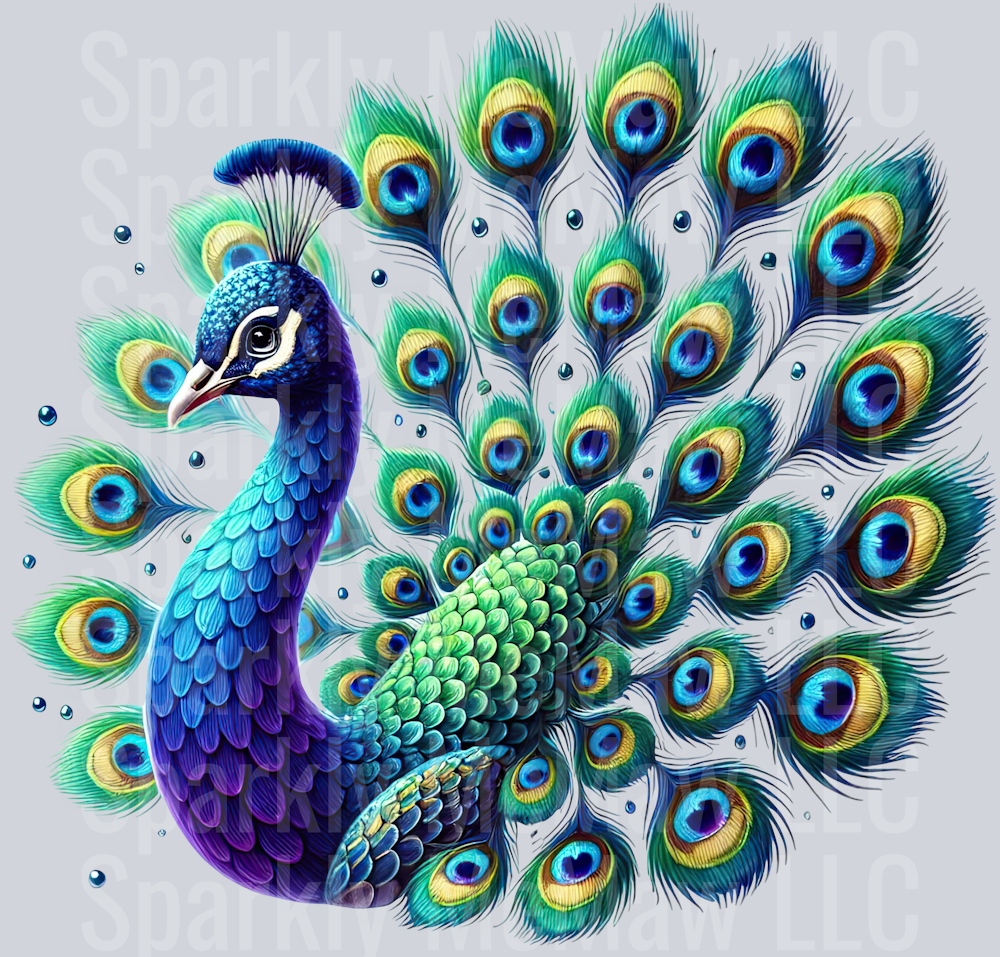 4 Exotic Animals UV DTF clipart Decal