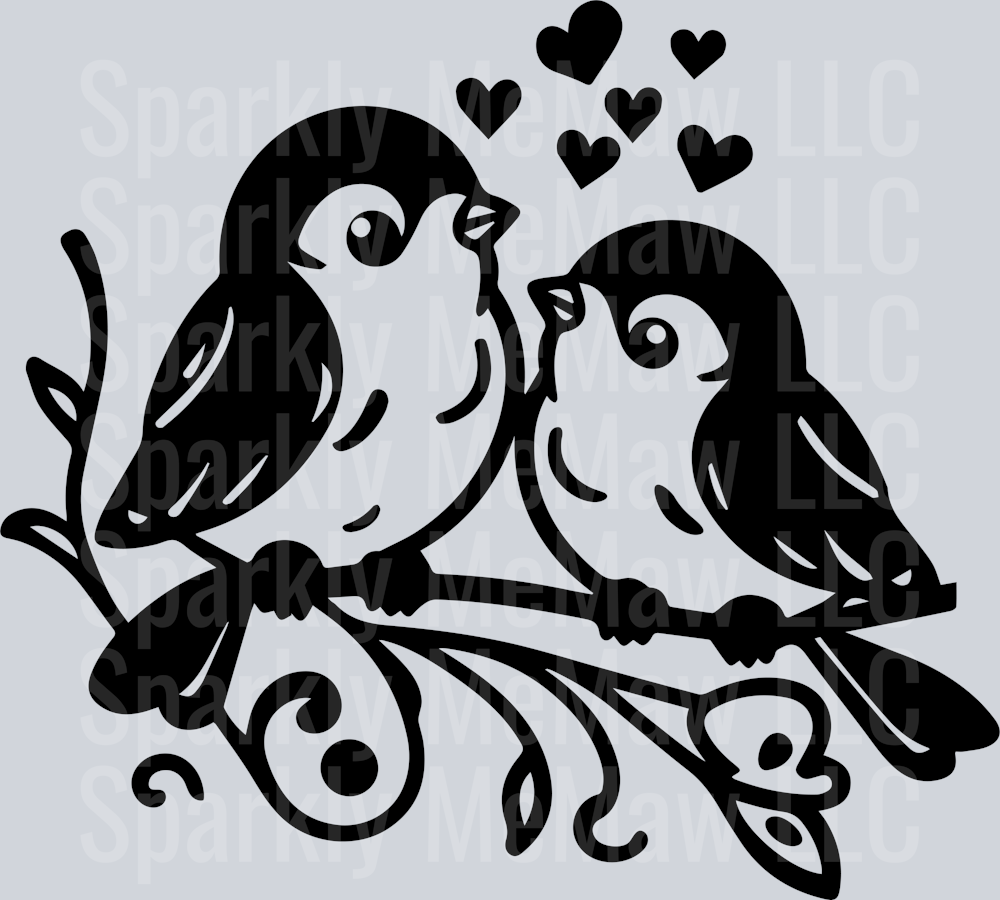 Bird UV DTF Clipart Decal 17