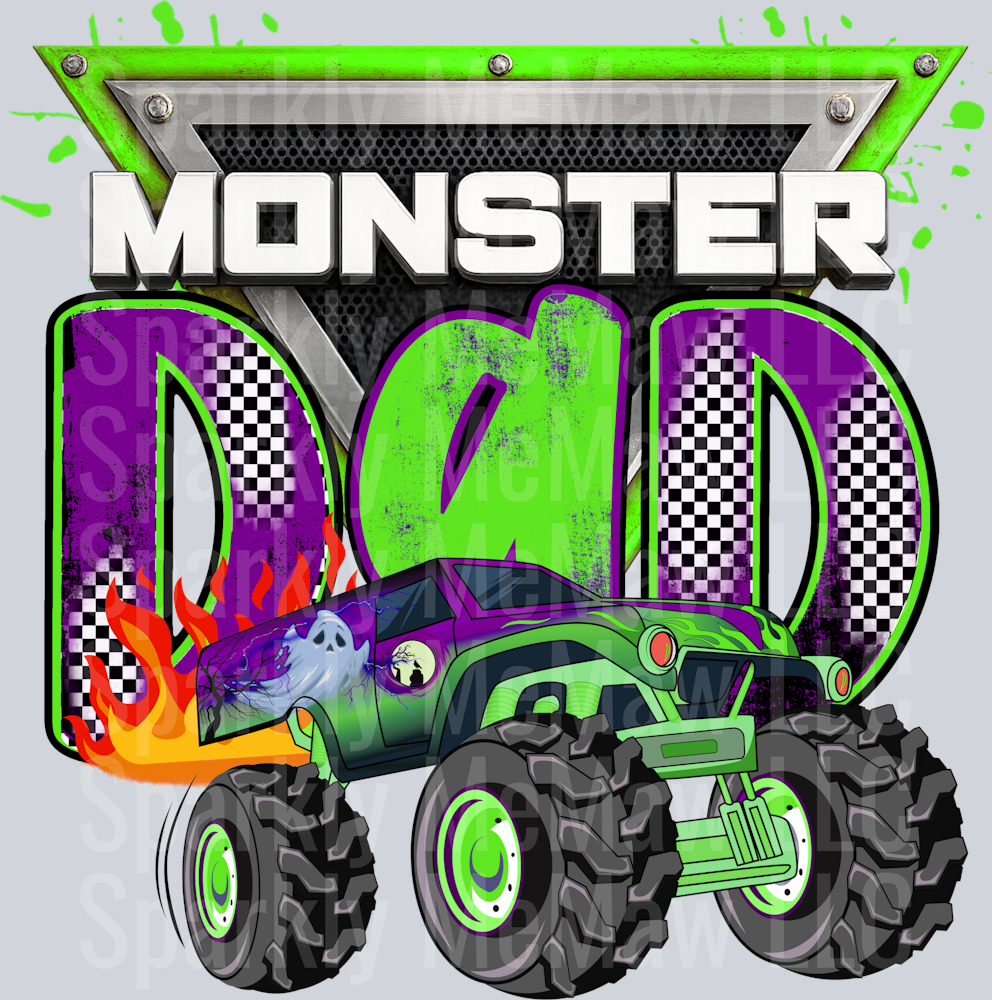 gravedigger dad UV DTF Decal