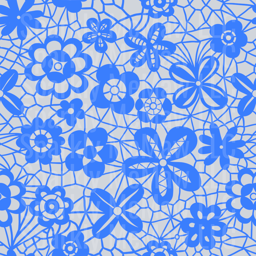 Seamless blue lace 10x10
