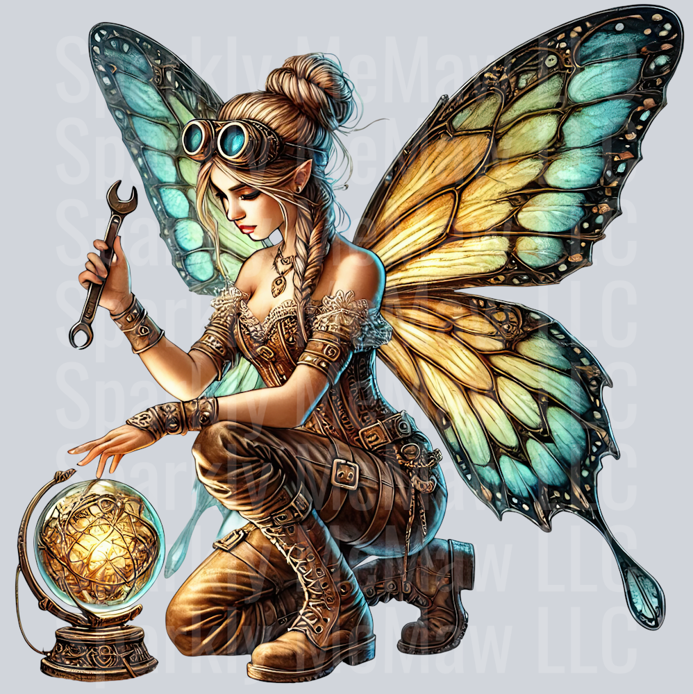 Fairy SteamPunk UV DTF Decal 15