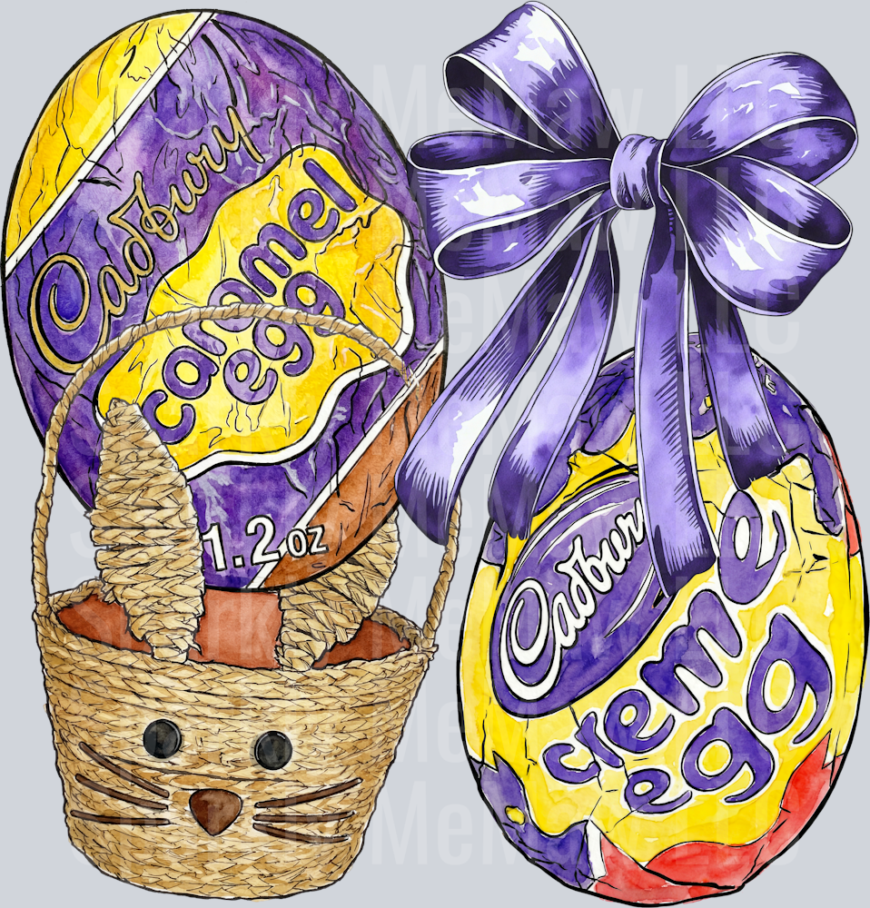 Chocolate Eggs UV DTF Decal