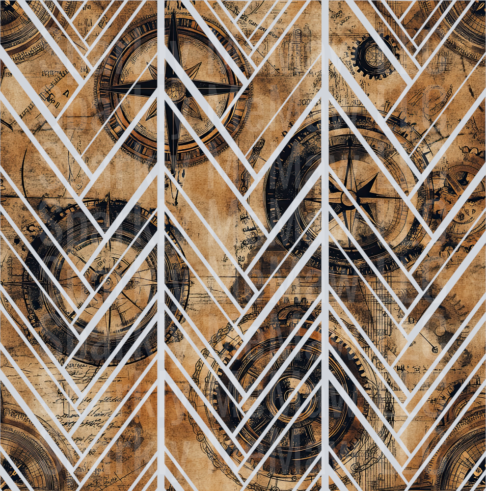 Steampunk Twisted 10x10 UV DTF Sheet