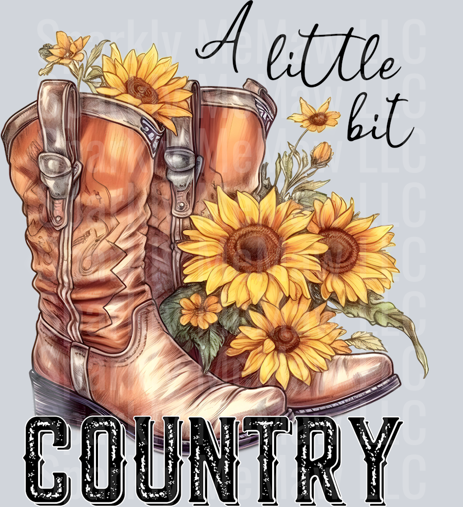 A little bit Country UV DTF Decal