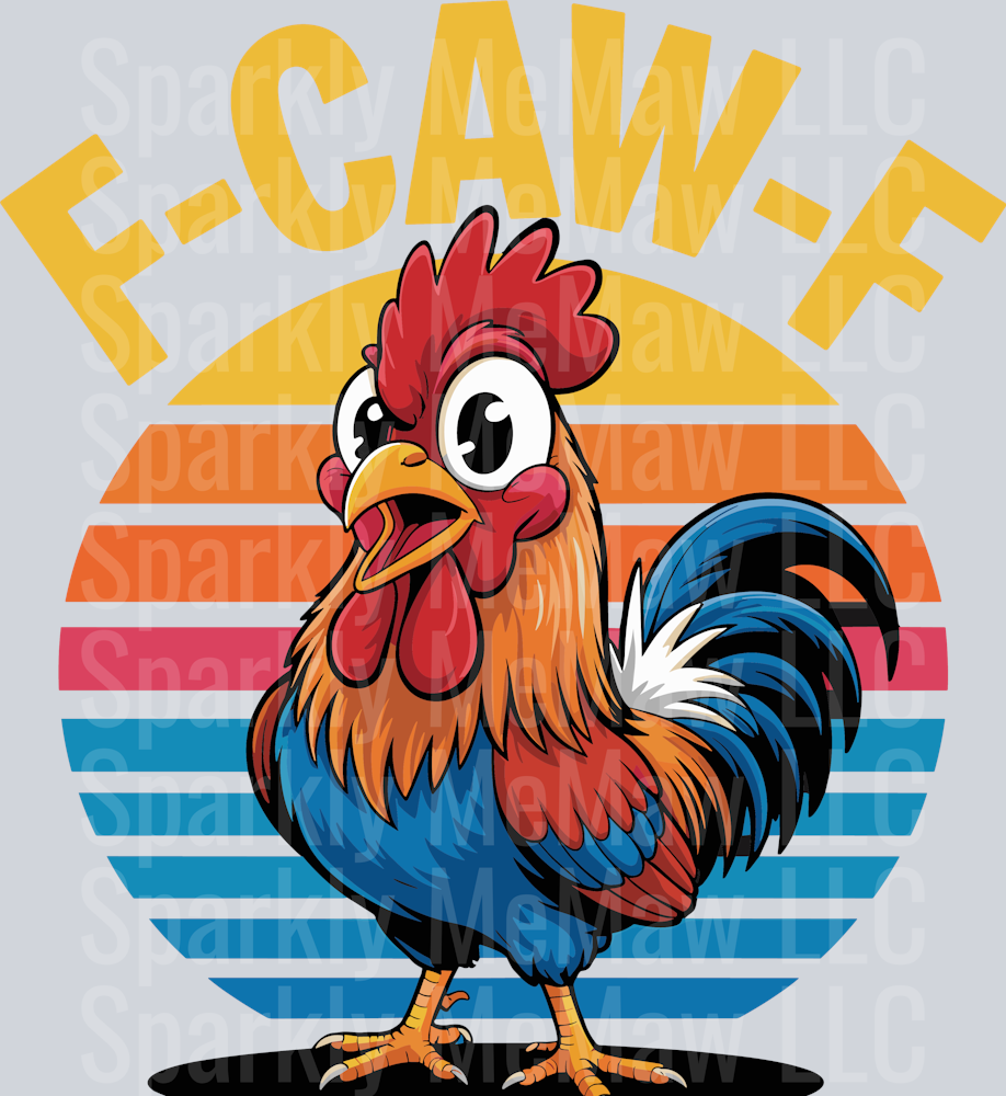 F-Caw-F UV DTF Decal Version 2