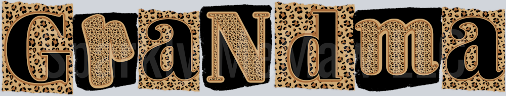 grandma UV DTF Decal (printed in width)