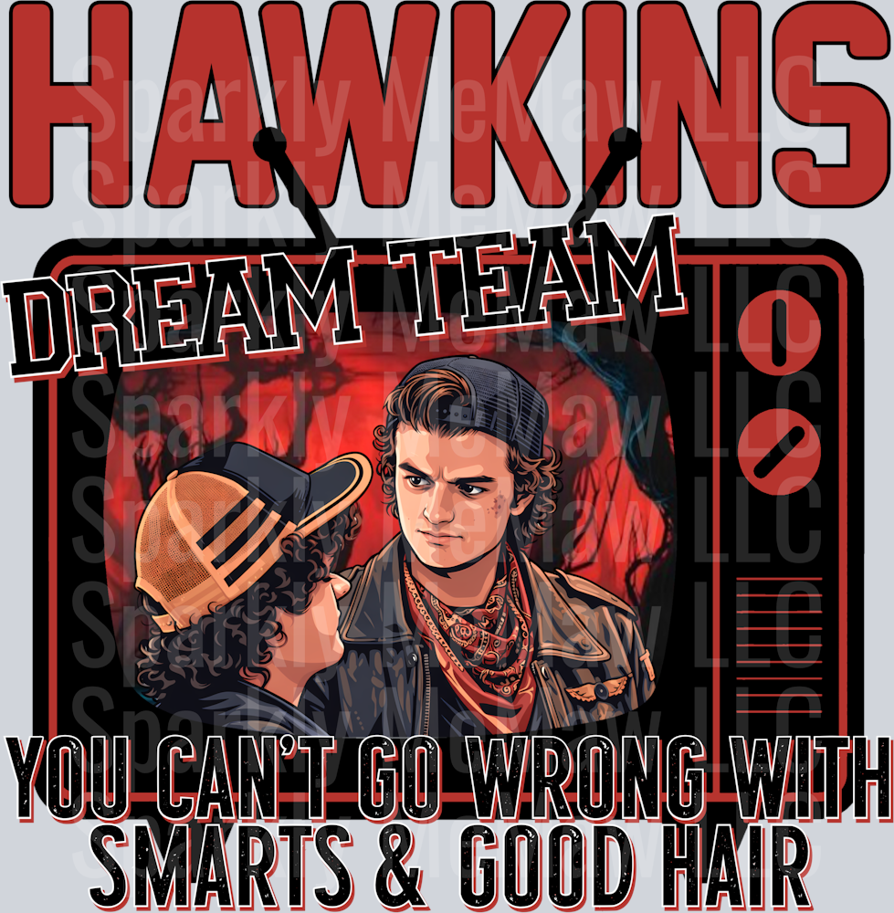 Hawkins Dream Team UV DTF Decal