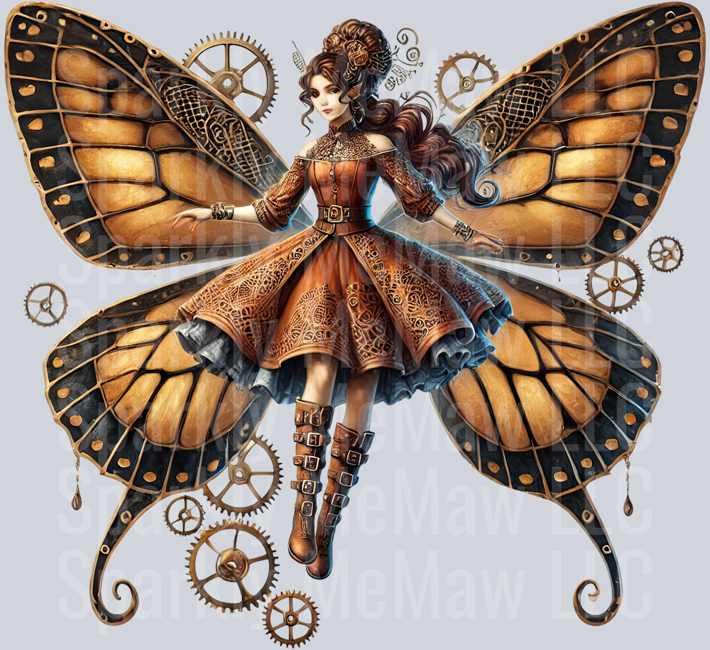 Fairy SteamPunk UV DTF Decal 16