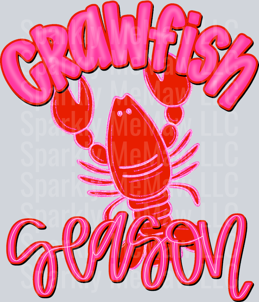 Crawfish Season 2 DTF Transfer (Fabric)