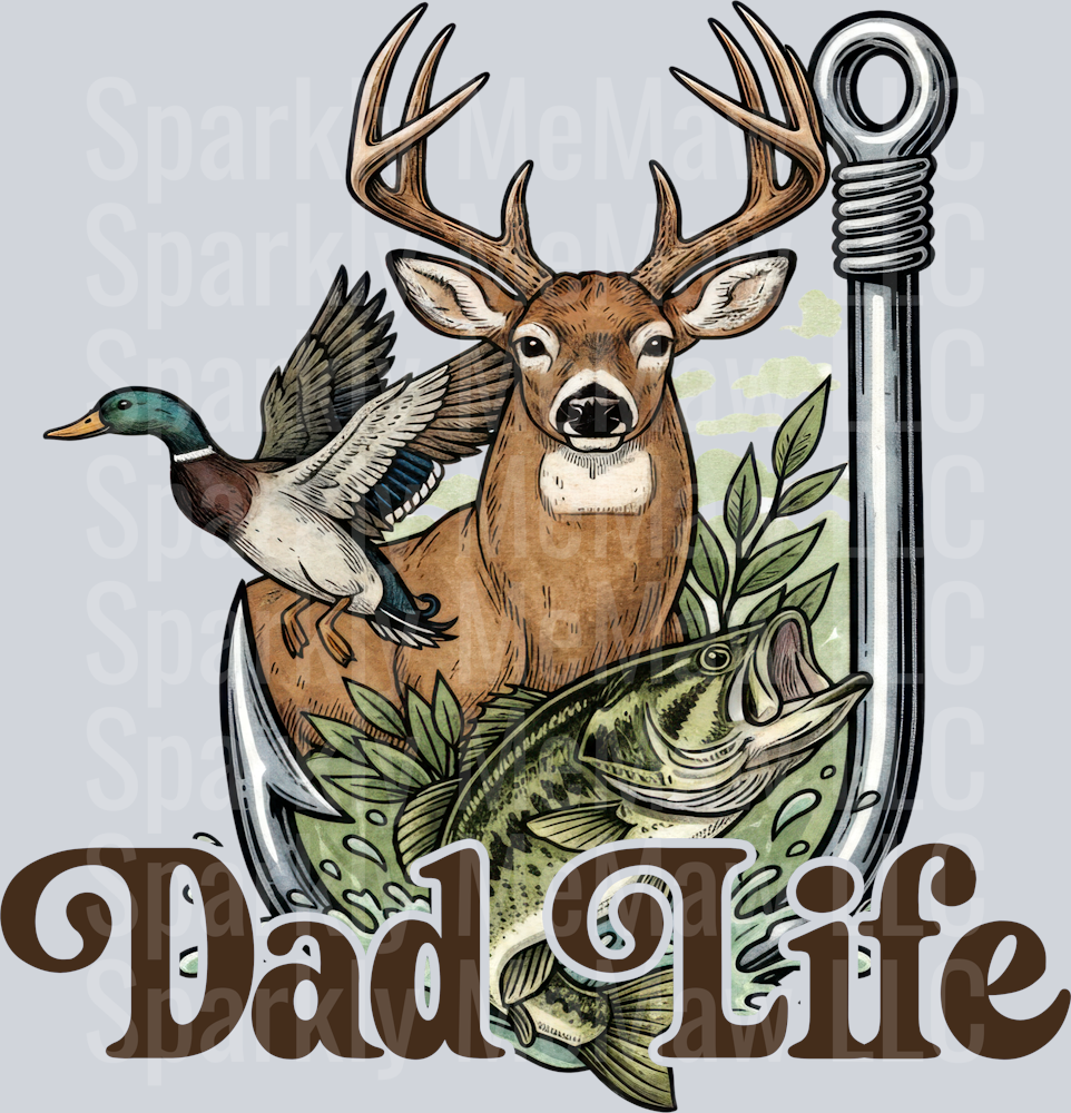 DAD Life DTF Transfer (Fabrics)