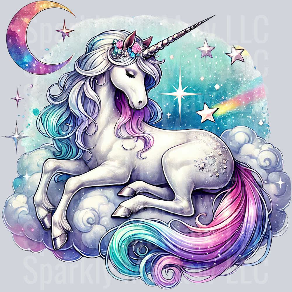 Starry Unicorn ClipArt Decals 22